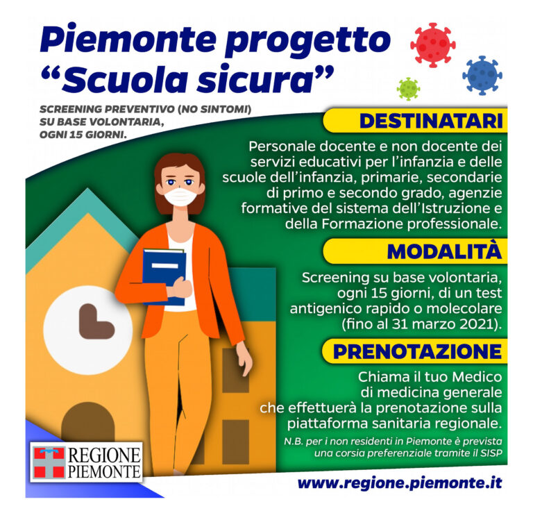 Piemonte Progetto Scuola Sicura